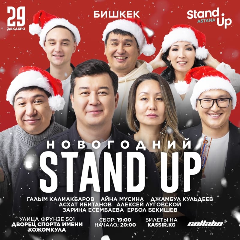 Новогодний standup в Вс, 29 декабря 2024 года 19:00